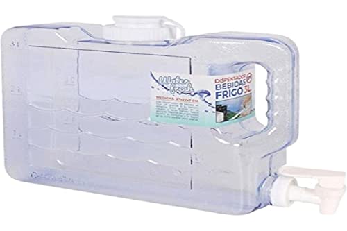 Water Fresh Dispensador Frigo, 3 l, Plastico, Multicolor, Talla Unica