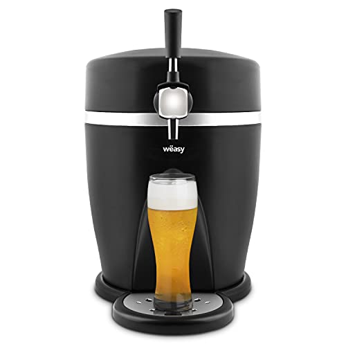 Dispensador de cerveza Wëasy PINT568, adecuado para barriles presurizados 5L, 60W, 3° C a 6° C,...