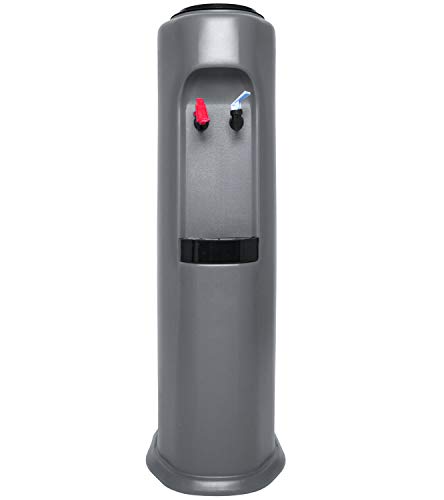 Dispensador de Agua fría y Caliente Elegance One Gris. Fuente de botellón. máquina para Botellas