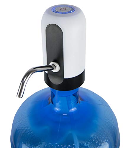 Bomba de Agua automática Blanca. Dispensador de Agua eléctrico. Bomba de Agua para botellones y...