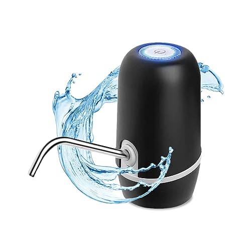 NK Dispensador de Agua - Dispensador Automático, Carga USB, Dosificador de Acero, sin BPA, Agua...