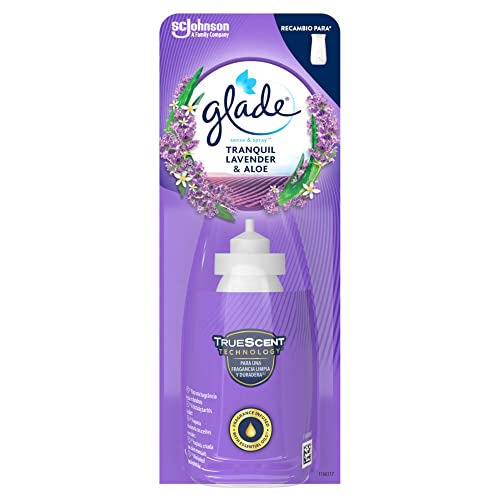 Glade By Brise - Ambientador Eléctrico Sense Spray Lavanda Jazmin Recambio, 1 Unidad (Paquete de 1)