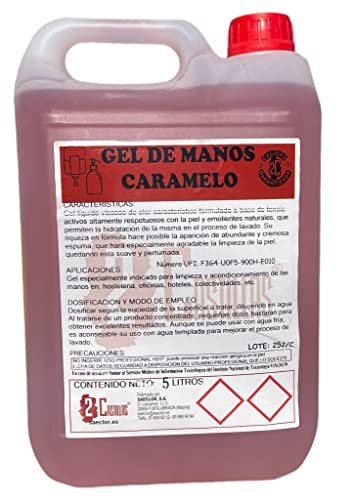 Jabón de Manos 5 Litros Caramelo · Gel de Manos para todo tipo de Dispensadores ·Jabón Líquido...
