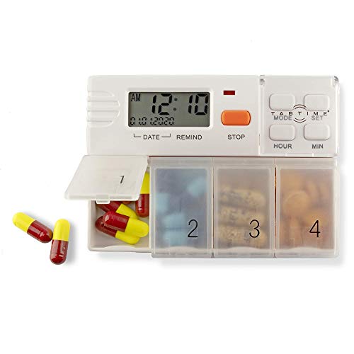TabTime 4, pastillas electrónicas dispensador de medicamentos