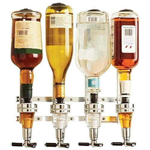 panthem Dispensador óptico de soporte montado en la pared para bebidas alcohólicas, dispensador de...